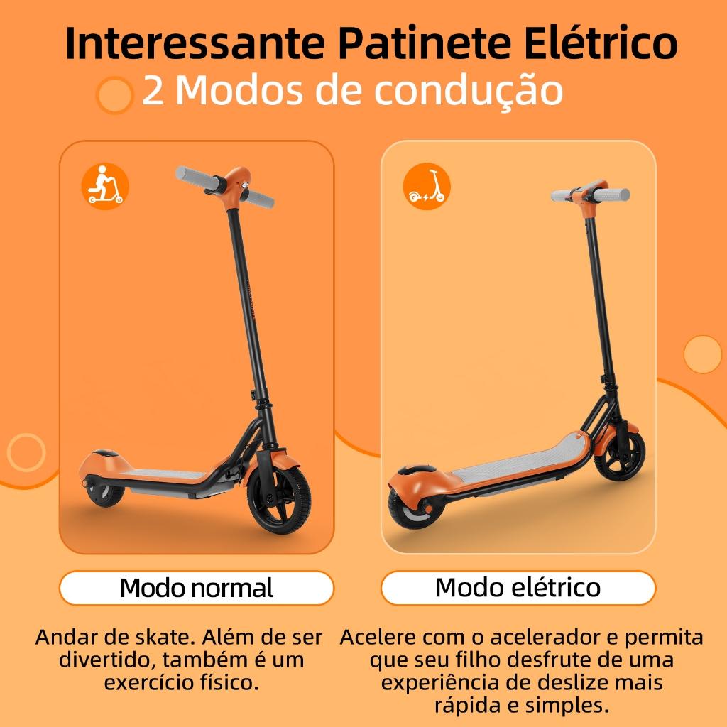 Honeywhale E2 Patinete Elétrico Infantil 138W 15km/h 8KM