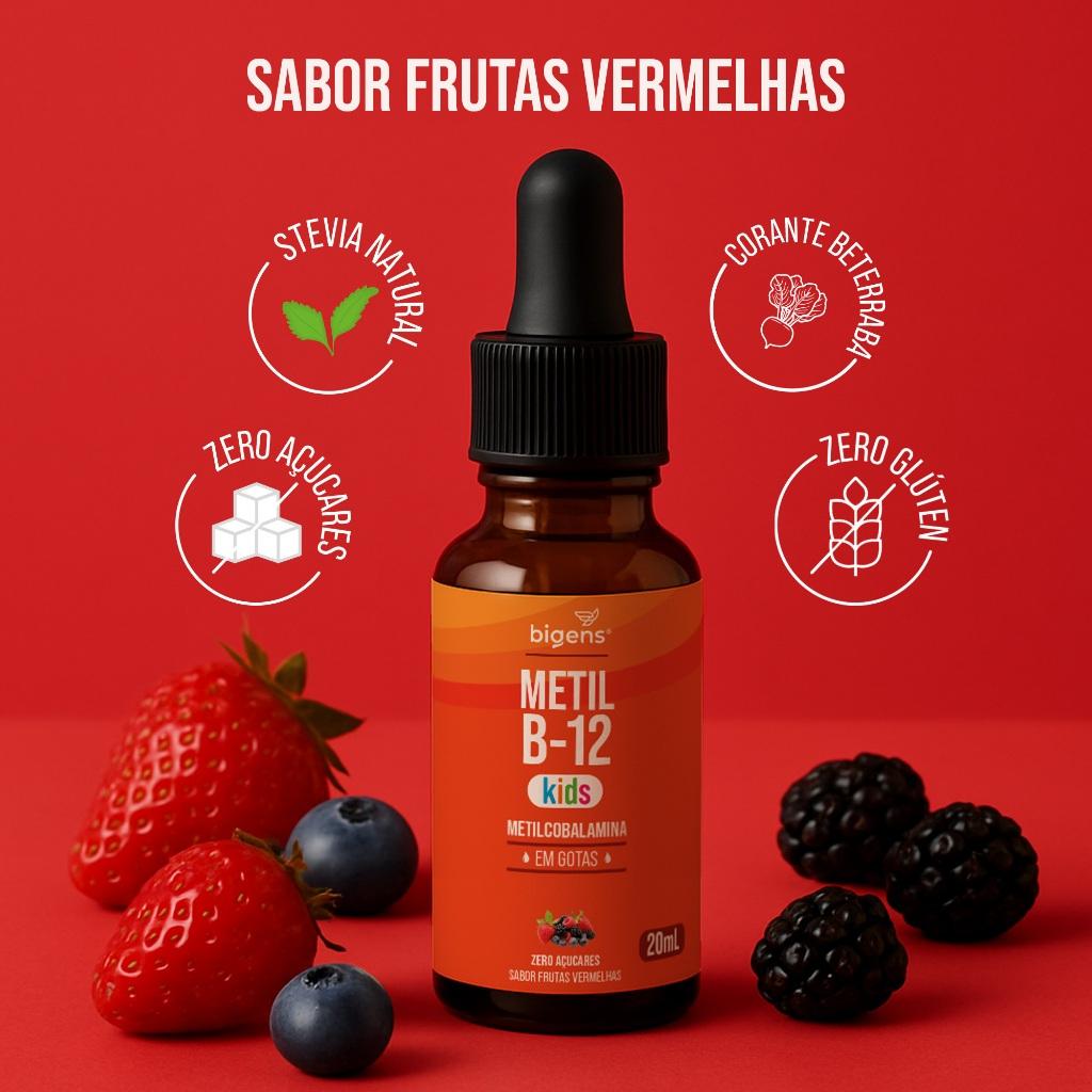 Bigens Vitamina B12 Kids Frutas Vermelhas 20ML