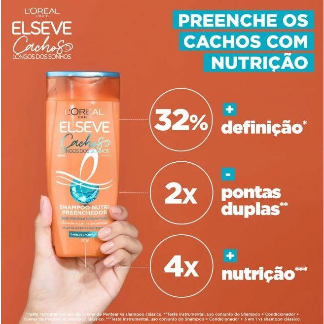 Kit Cachos Dos Sonhos Elseve L Oréal Paris - Shampoo 200ml + Condicionador 200ml
