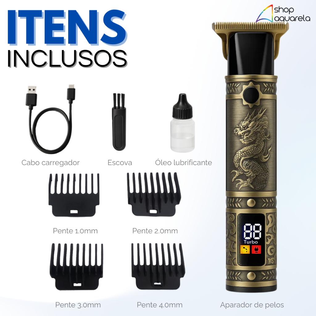 Cortador De Cabelo Aparador De Pelos Barba Bigode Altomex Recarregável Sem Fio