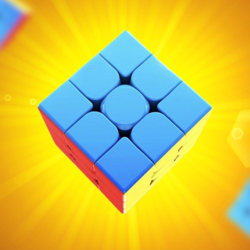 Cubo Mágico Profissional 3x3x3 Giro Rápido Speed Gold Edition Interativo Antistress Magic Cube
