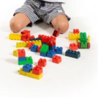 Blocos De Montar Com 20 Unidades - Estimula Criatividade Crescimento E Desenvolvimento