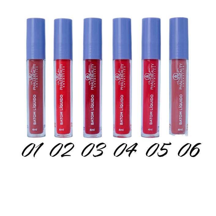 Batom Líquido Matte Phállebeauty