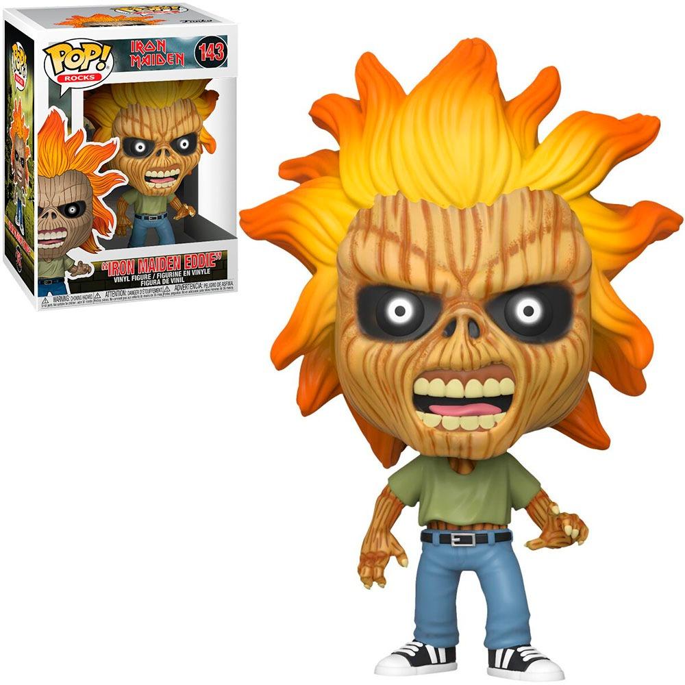 Funko Pop Rocks Iron Maiden - Iron Maiden Eddie 143 Novo Original