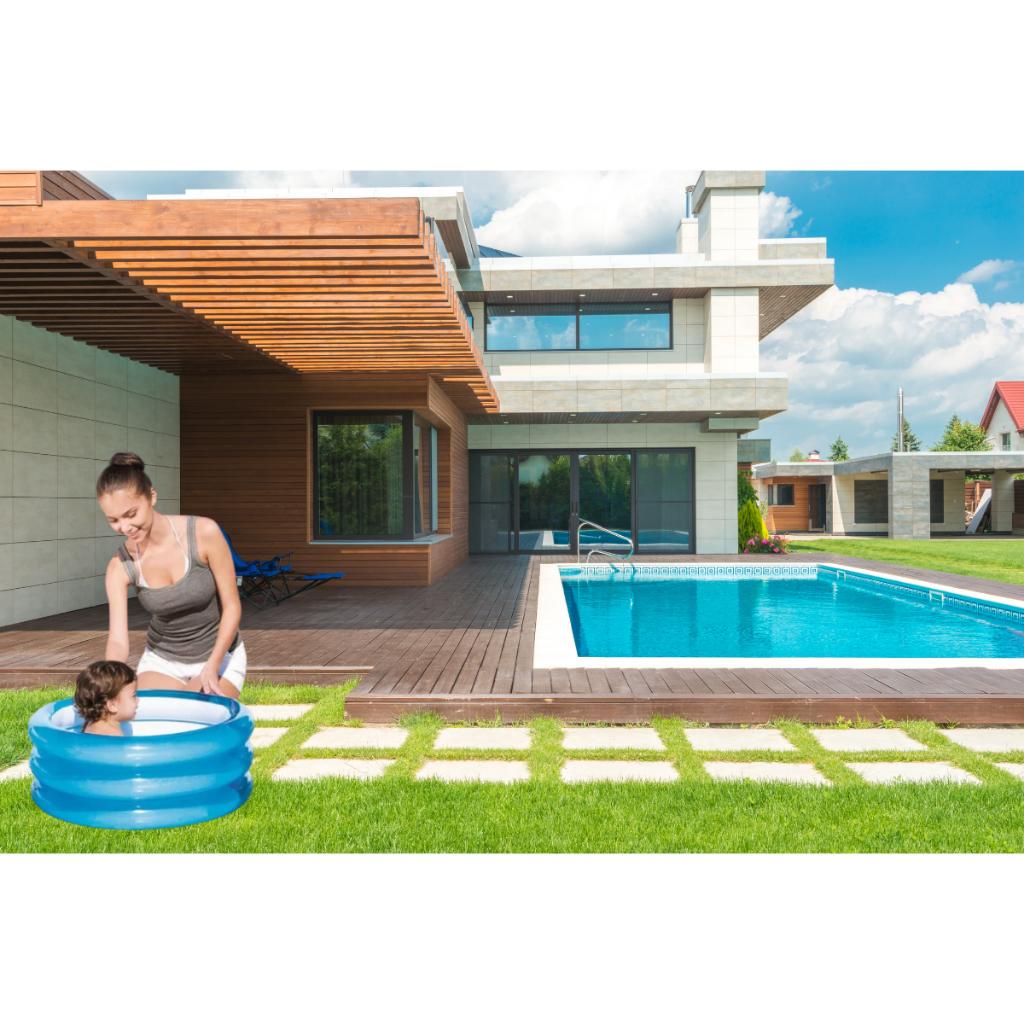 Piscina Banheira Inflável Baby Infantil Redonda 80 Litros Mor