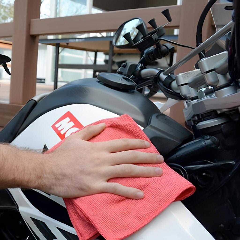 Kit Lavagem Moto Carro Fosco Shampoo Cera Pincel Luva Vonixx