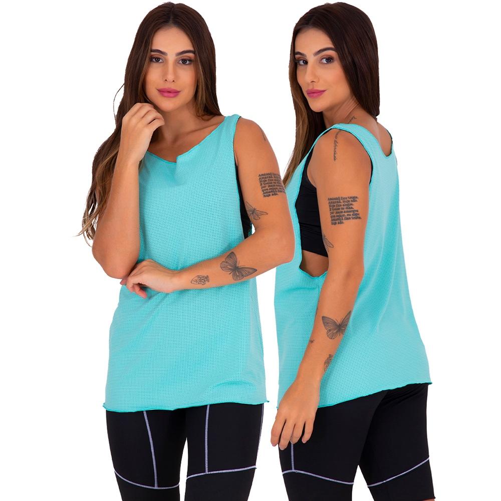 Regata Feminina Dry Poliamida Absorve Suor Academia