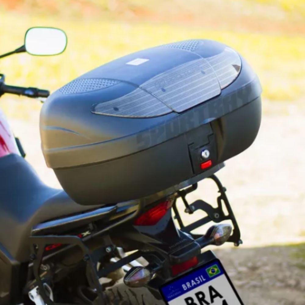 Bau Para Moto Bauleto 45 Litros Para 2 Capacetes