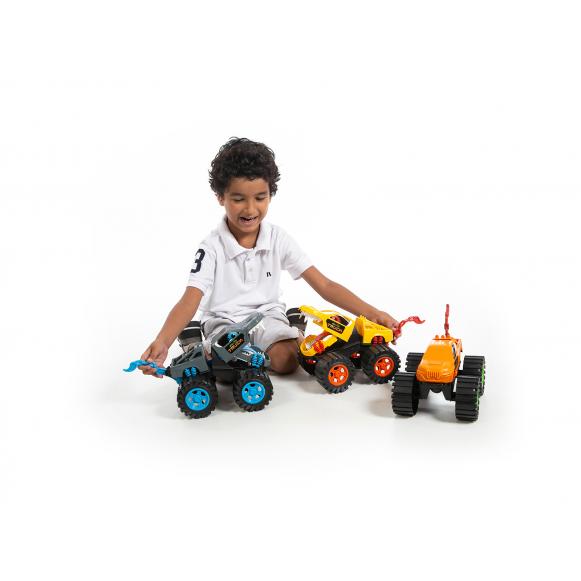 Carro Grande Radical Monster Truck Tiger Com Boca Articulada Que Movimenta Pela Movimentação Da Calda Para Brinquedo