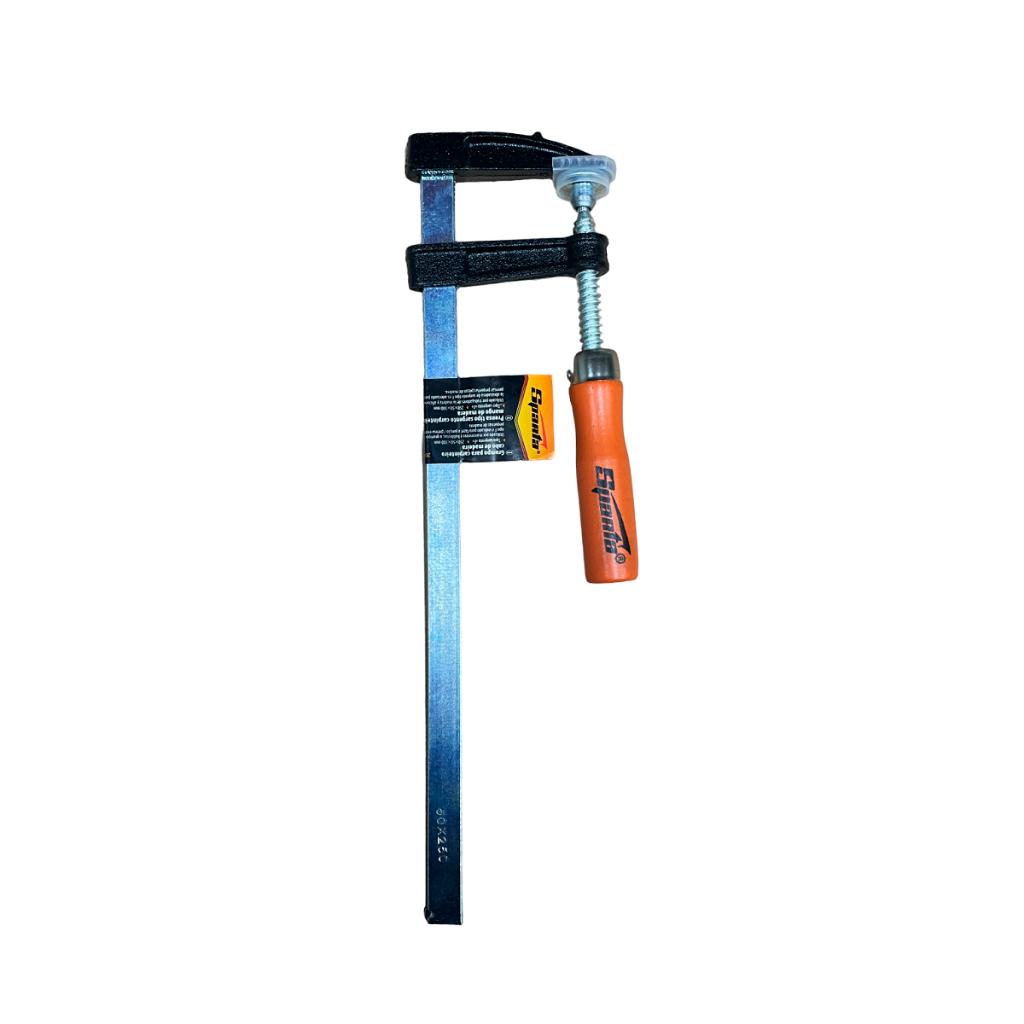 Grampo Sargento Marceneiro Tipo F 300 1000mm Aço Carbono Cabo Madeira Vários Tamanhos