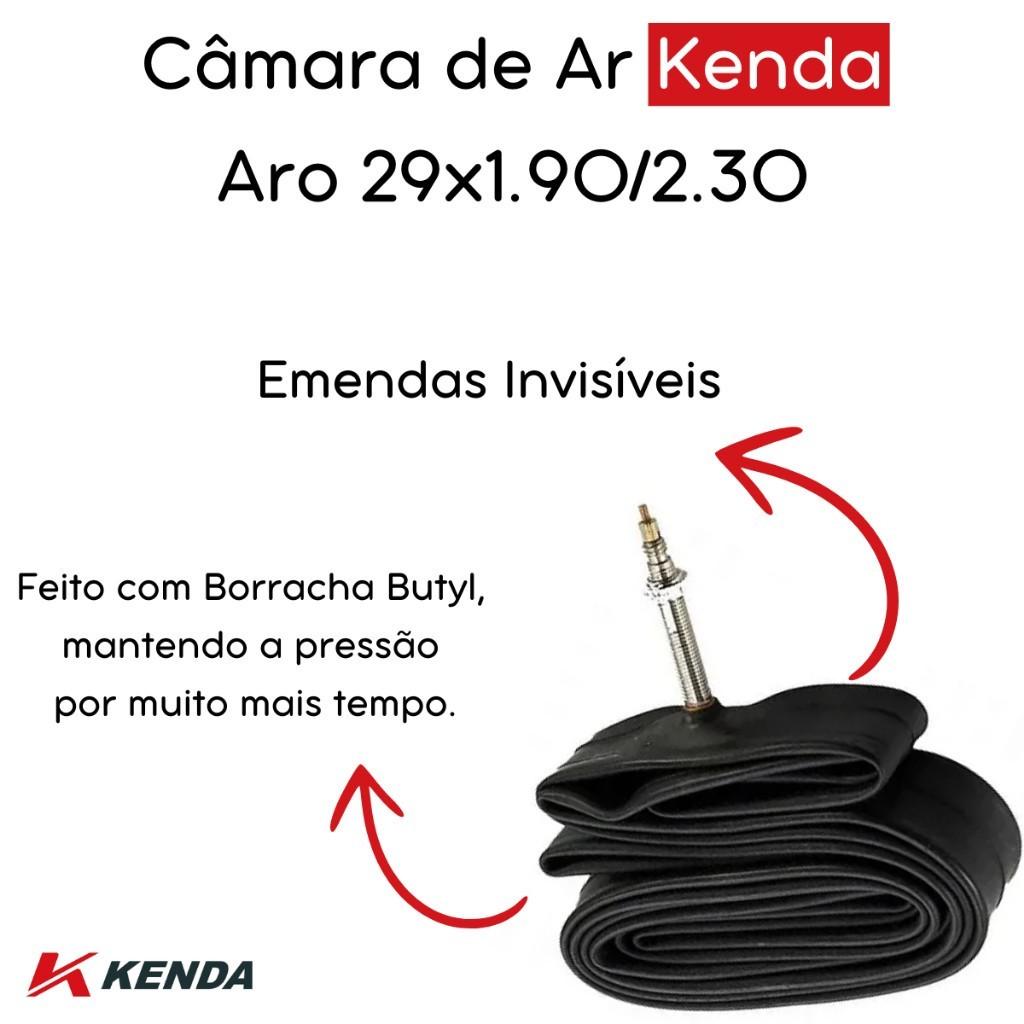 Câmara Kenda Aro 29 1.90/2.30 Bico Fino Presta Mtb