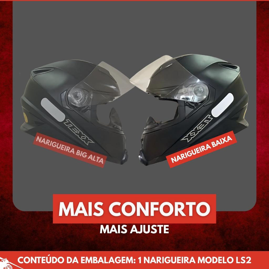 Narigueira Com Respiro Baixa Modelo Original Capacete