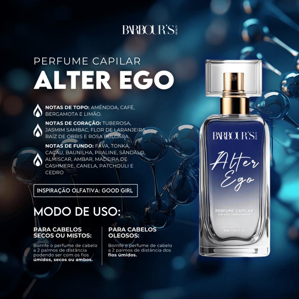 Kit Perfume Capilar 50ml E Body Splash Alter Ego 200ml Barbour S Beauty