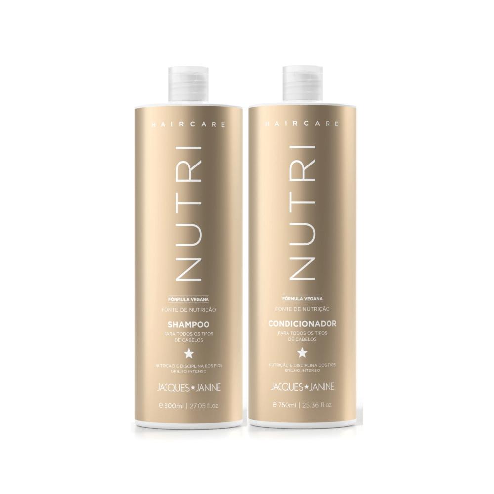 Kit Jacques Janine Hair Care Nutri Shampoo 800ml + Condicionador 750ml