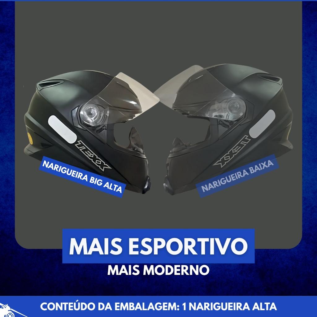 Narigueira Capacete Modelo Respiro Clip Moto
