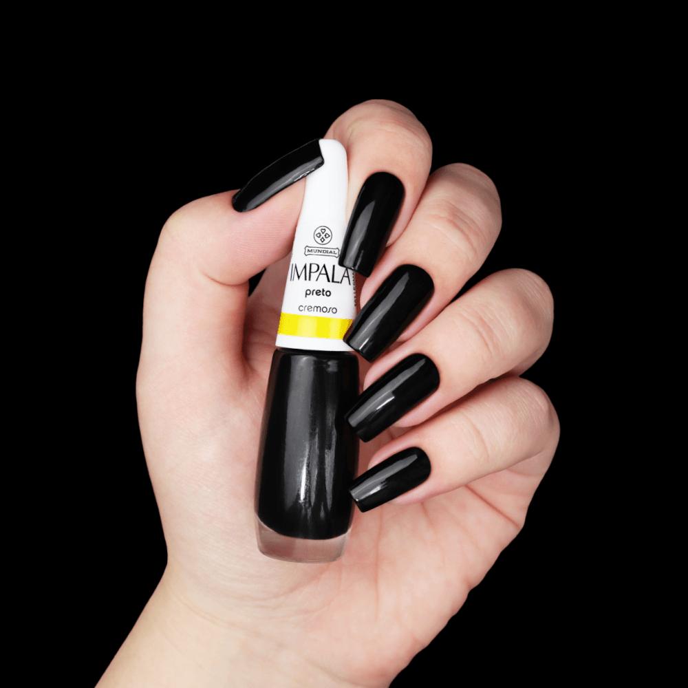 Esmalte Impala Cremoso A Cor Da Sua Moda Preto