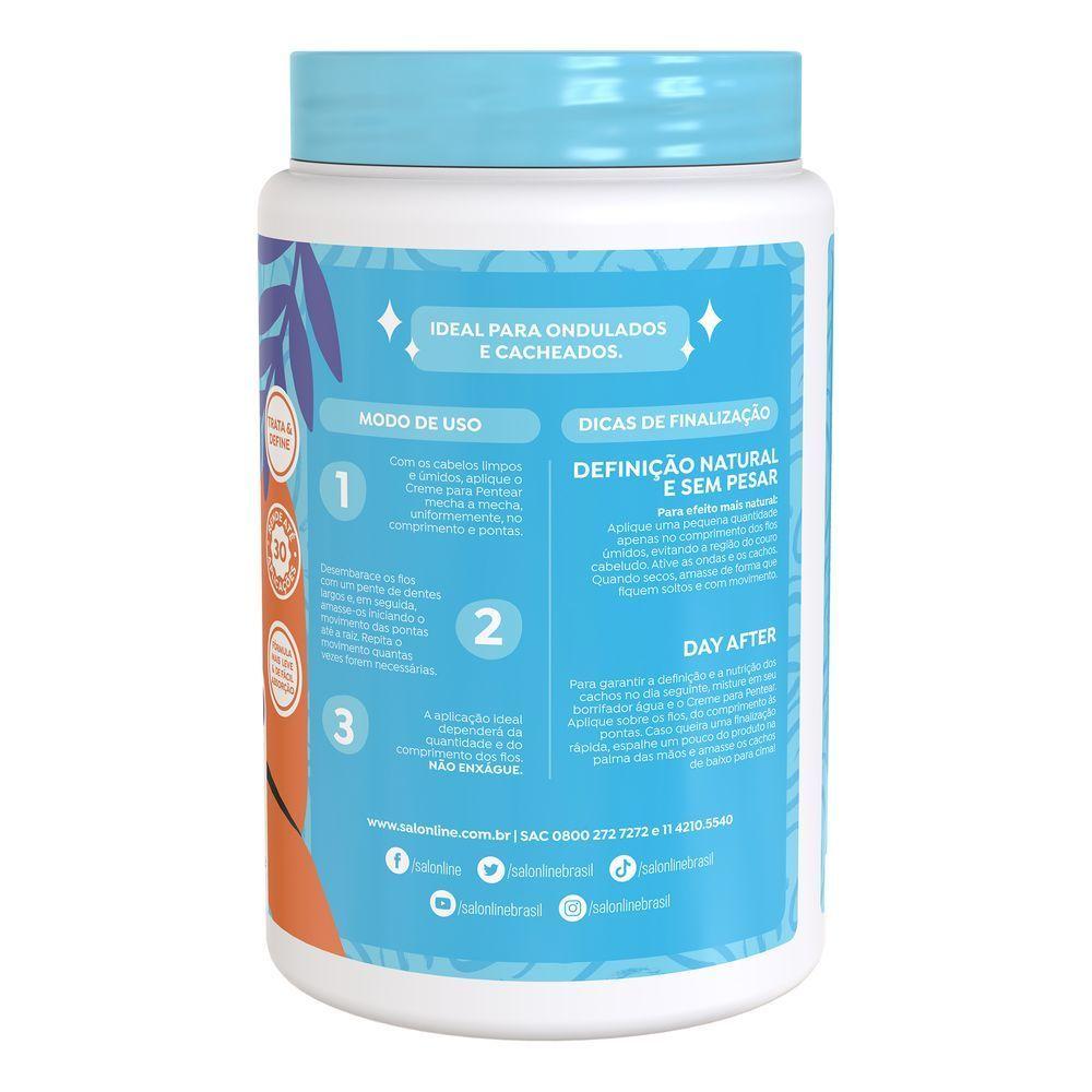 Creme Para Pentear Salon Line Definição Natural 1000g