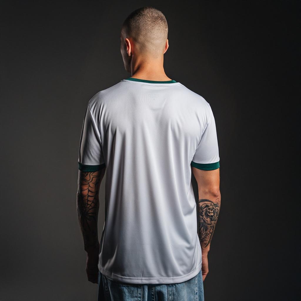 Camisa Palmeiras Torcedor Dry Esportivo 1914 Branca Masculina Oficial