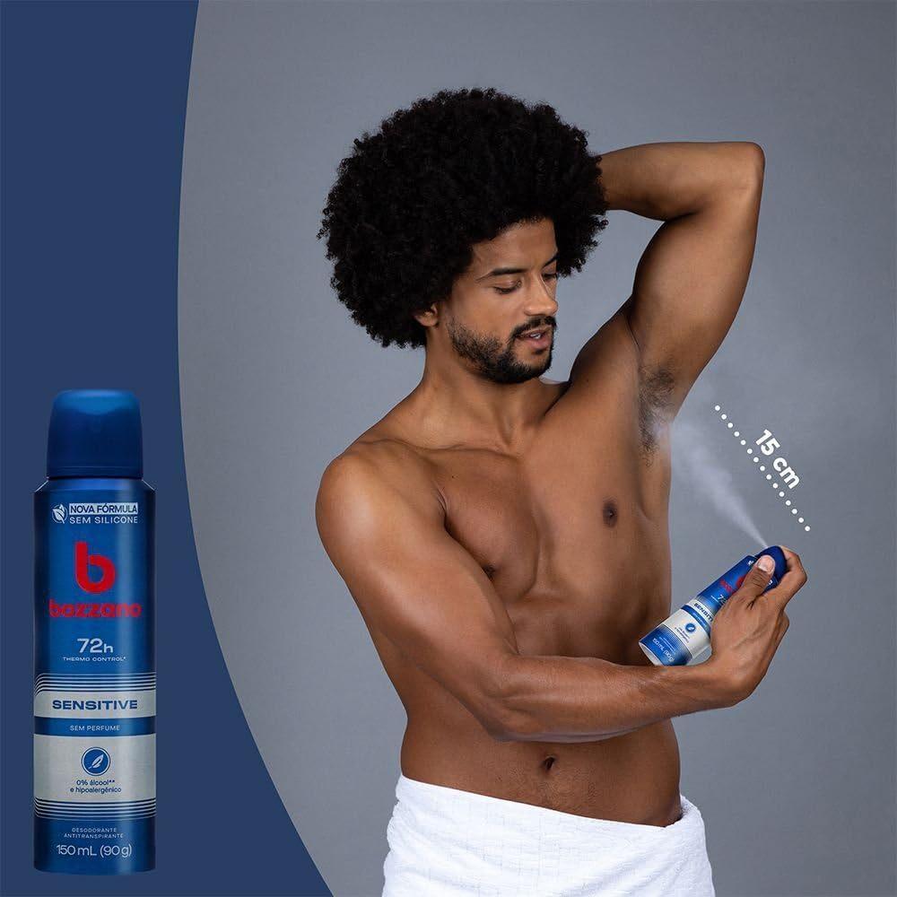 Desodorante Antitranspirante Bozzano Aerossol Sensitive Com 150ml