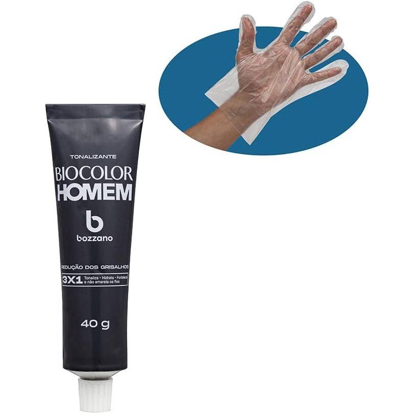 Tinta De Cabelo Bozzano Biocolor Homem Redução De Grisalhos