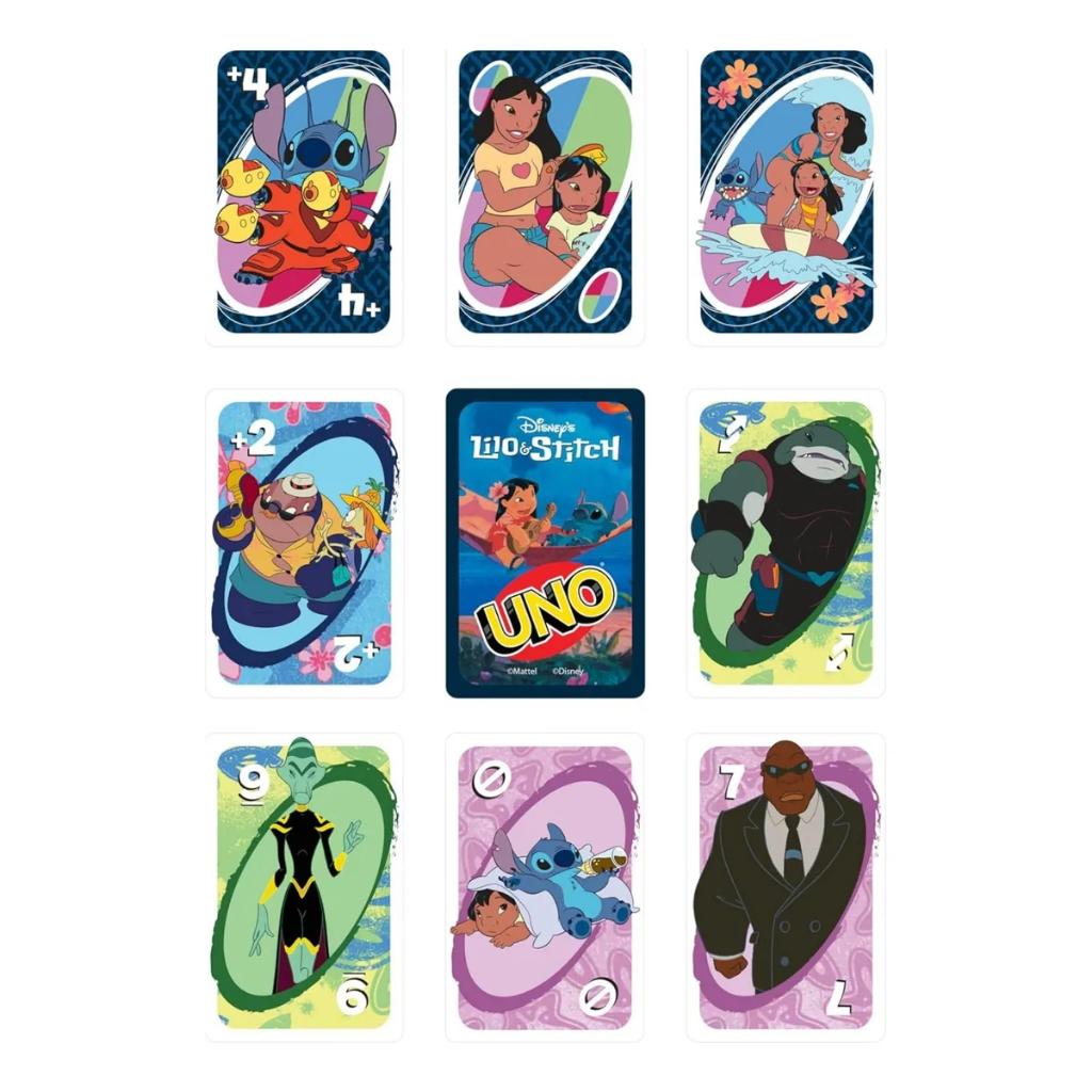 Uno Disney Lilo Stitch Jogo De Cartas - Mattel Jcc10