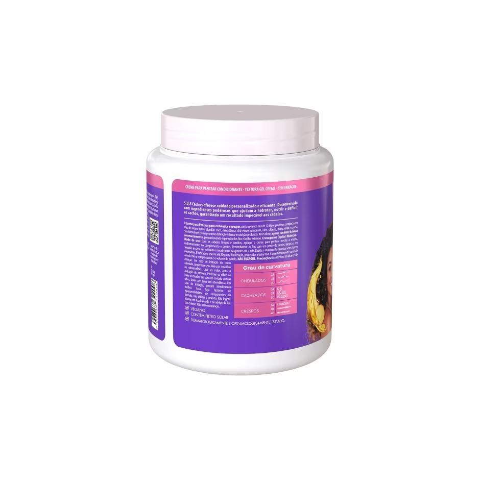Creme Para Pentear Gel Creme Sos Cachos Super Óleos 1kg