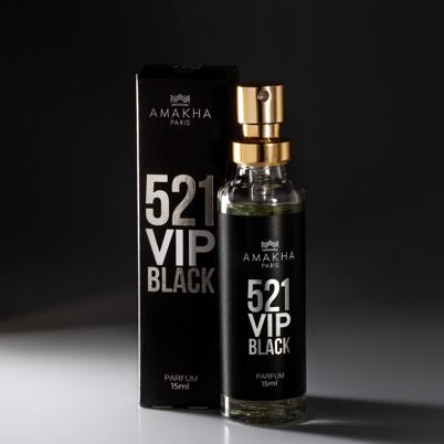 Deo Colônia Masculino 521 Vip Black 15ml - Amakha Paris