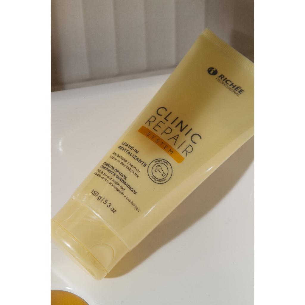 Leave-in Revitalizante 150g Com Proteção Térmica E Antifrizz Richée Clinic Repair System