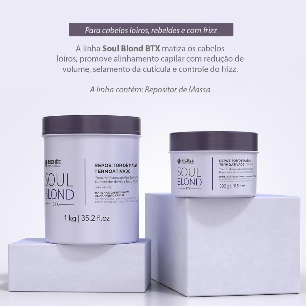 Richée Soul Blond Repositor De Massa Termo Ativado 300g