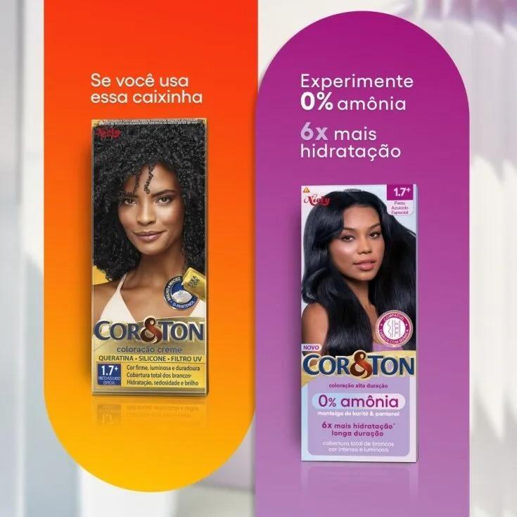 Tinta De Cabelo Cor Ton Niely 1.7 Sem Amônia