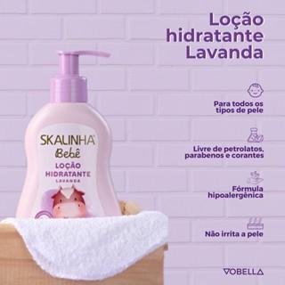 Loção Lavanda Hidratante Bebê Infantil Corpo Vegano Skalinha