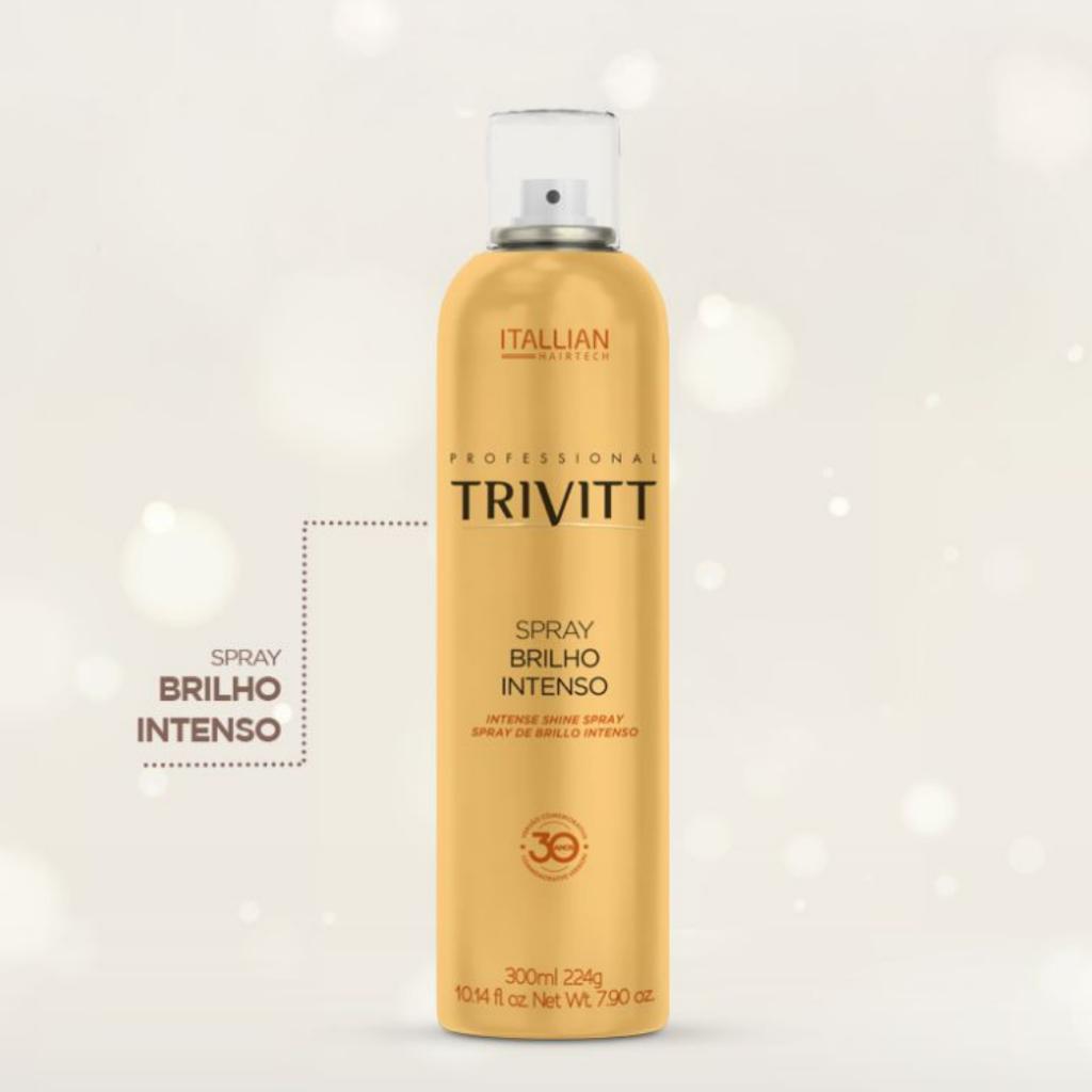 Kit 02 Unidades Trivitt Spray De Brilho Perfume Para Cabelo