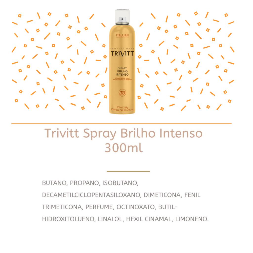 Kit Trivitt Style Spray De Brilho Intenso 2 Unidades Itallian Perfume Para Cabelo