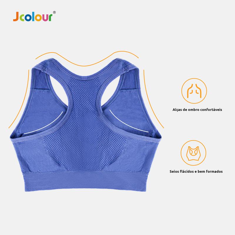 Jcolour Kit 2 Top Academia Fitness Nadador Com Bojo Removivel Suplex Treino Cores Sortidas