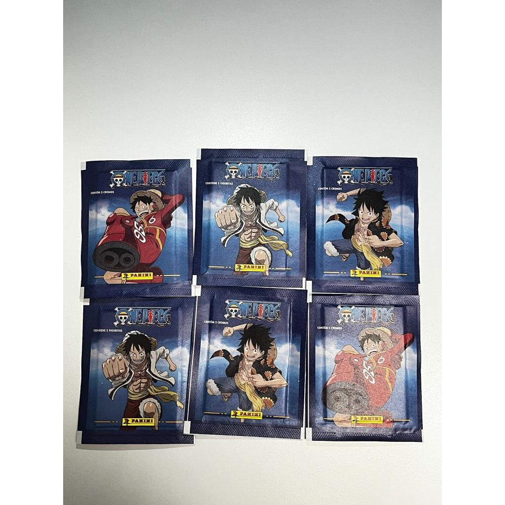 One Piece Egghead 2025 - Contém 12 Envelopes (60 Figurinhas) - Novo