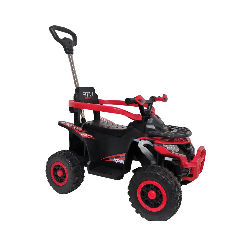 Quadriciclo Infantil C/Empurrador E Luzes Ride On Maxi Toys