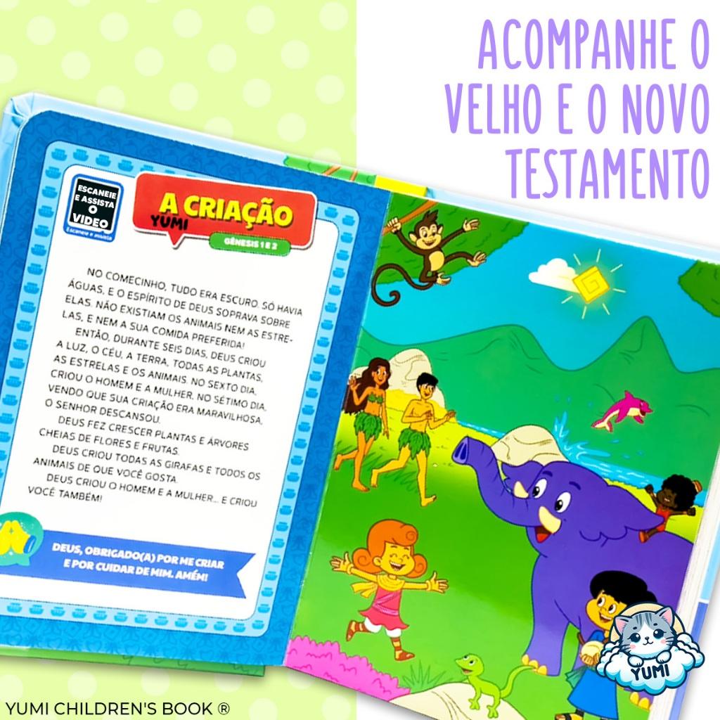 A Bíblia Do Bebê 3 Palavrinhas Livro Infantil Histórias Bíblicas Ilustradas Para Crianças Capa Dura 0 A 8 Anos