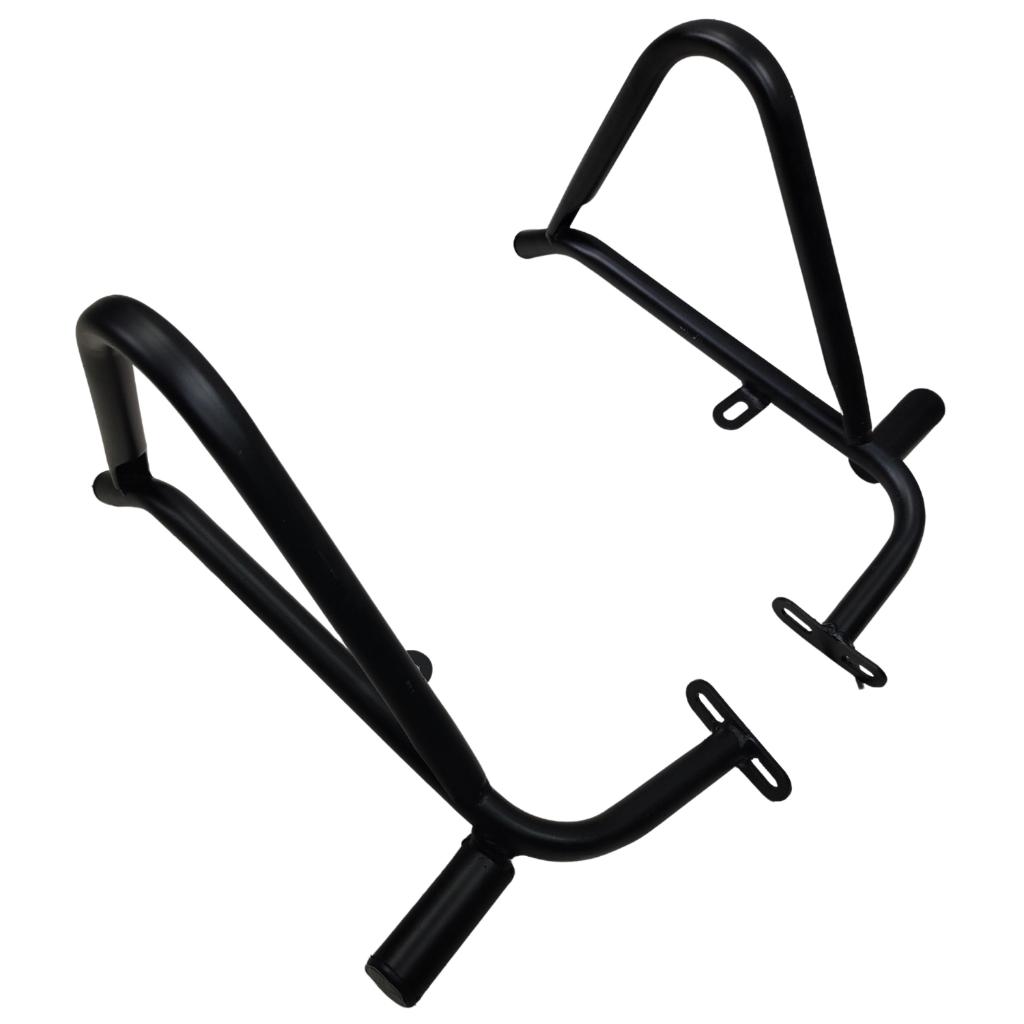 Protetor De Carenagem Motor Para A Moto Mottu 110i Preto Fosco