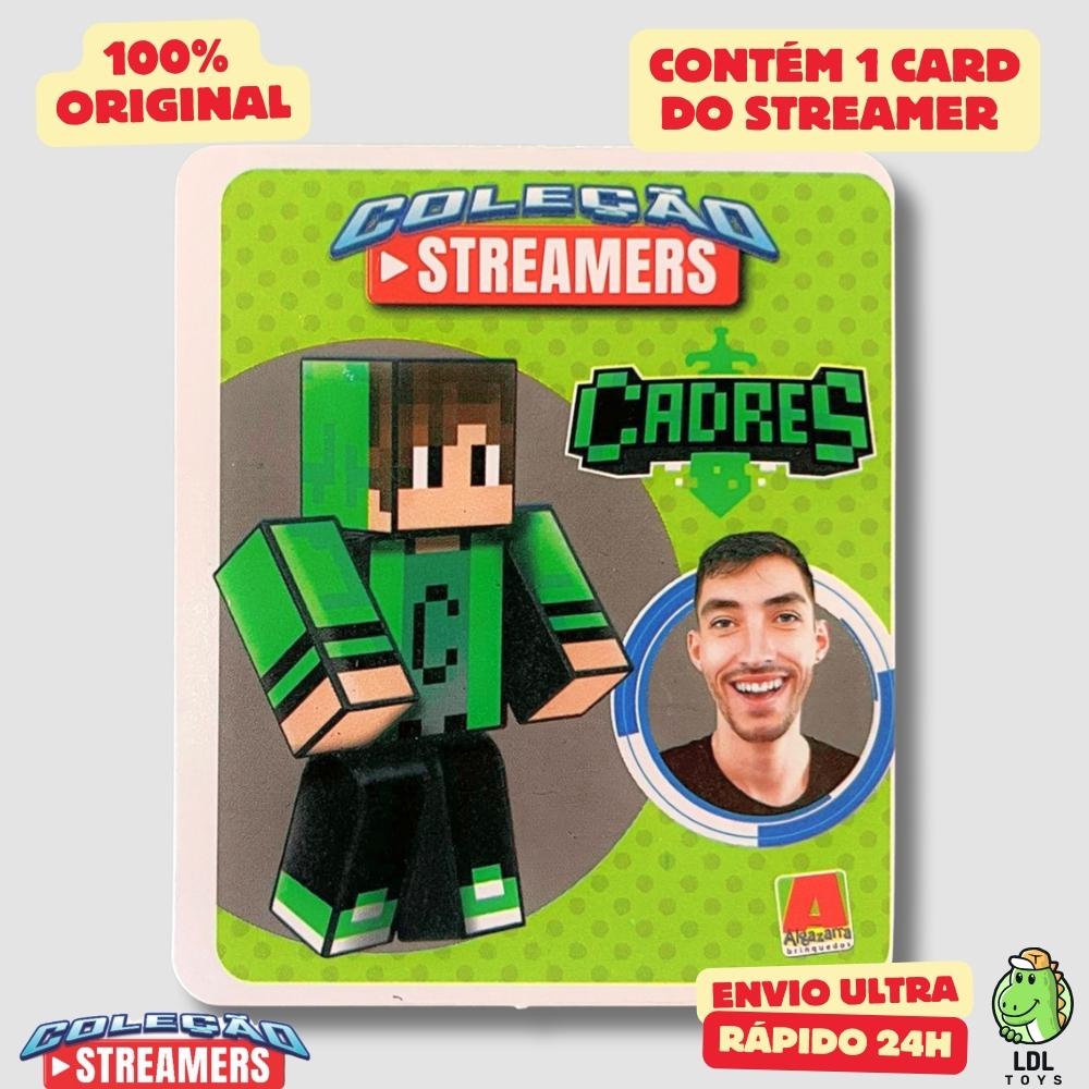 Boneco Colecionável Cadres 8cm + Card Exclusivo + Cartela De Adesivos + 3 Ferramentas Youtuber