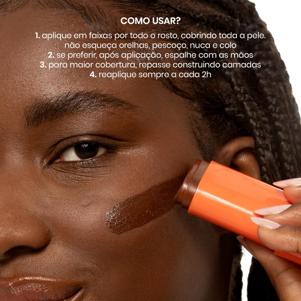 Sallve Protetor Solar Bastão Antimanchas Fps90 Com Cor 8 15g