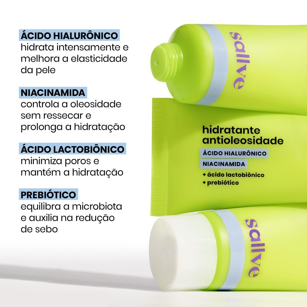 Sallve Hidratante Antioleosidade 40g