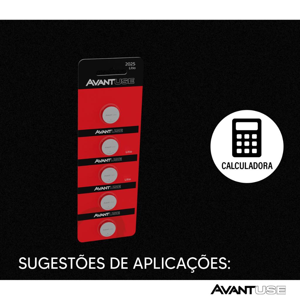 Kit 5 A 20 Bateria De Lítio Moeda 2016/2025/2032 3v Tipo Moeda Avant Use