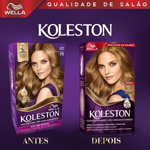 Tinta De Cabelo Koleston Cor 73 Louro Avelã