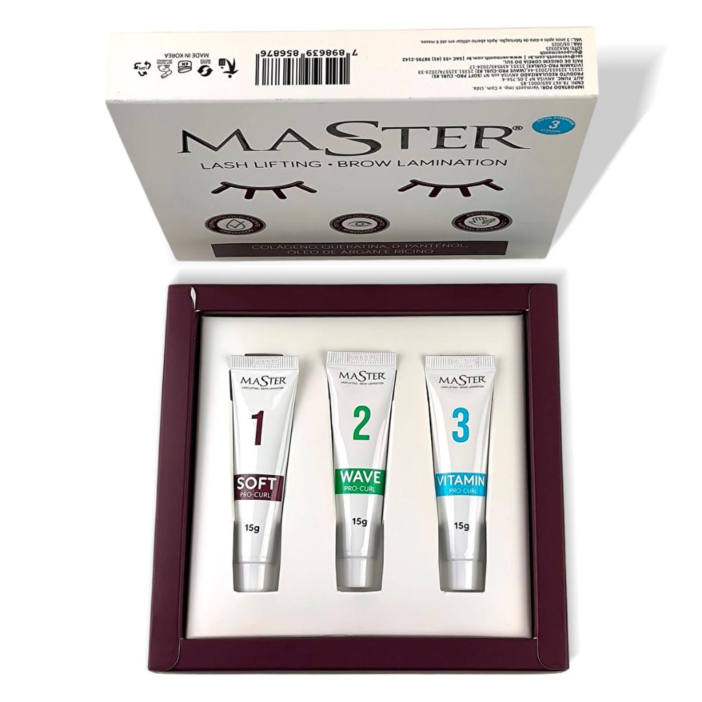 Kit Lash Lifting Master Cílios Premium Profissional