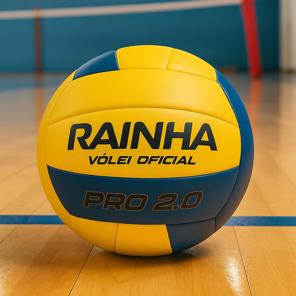 Bola Vôlei De Quadra Rainha PRO 2.0 Microfibra Oficial