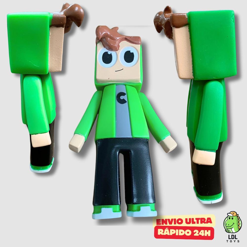 Boneco Vinil Cadres Gamer Articulado Youtuber 12cm Algazarra