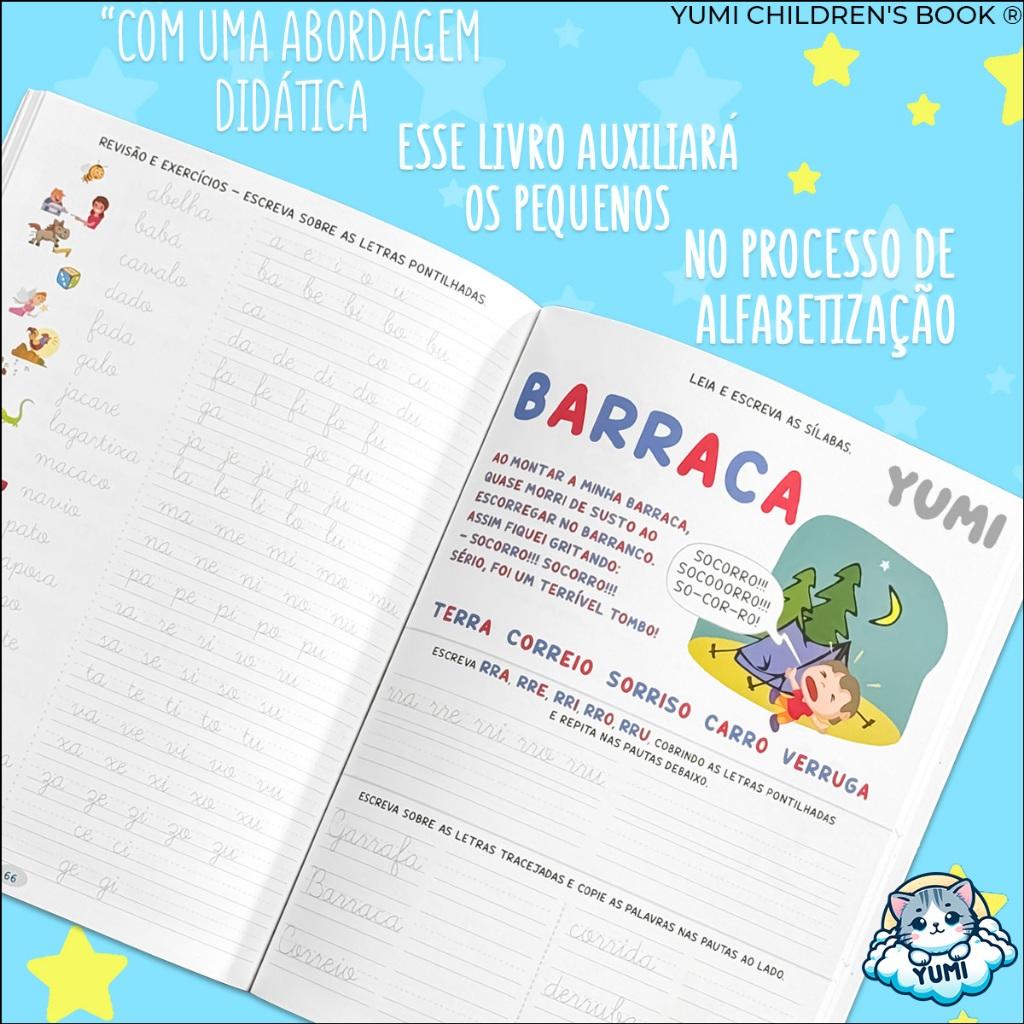 Cartilha Caminho Da Alfabetização Caligrafia Exercícios Atividades- Método Silábico