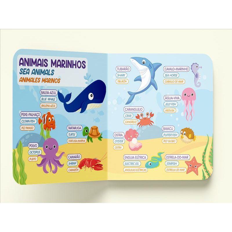 Minhas Primeiras Palavras - Animais Trilíngue