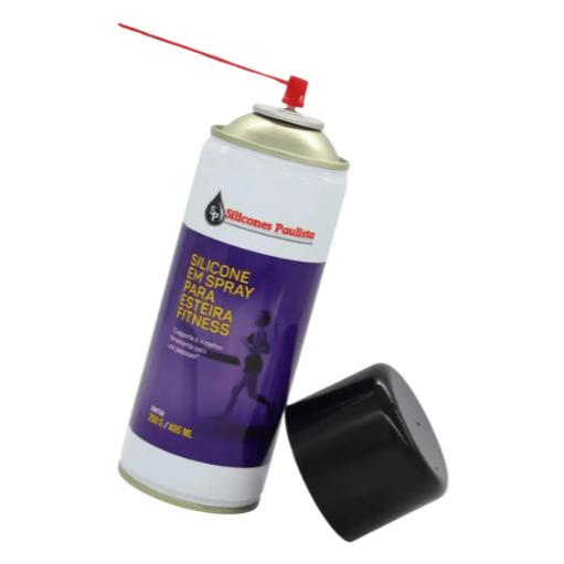 Silicone Spray Lubrificar Esteira Ergométrica Academia 400ml