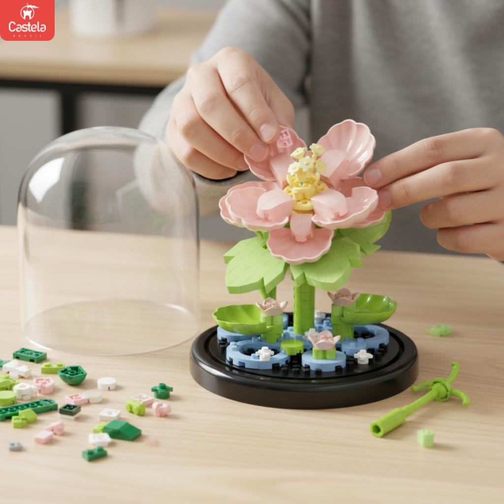 Blocos De Montar Decorativos Flor Na Cúpula - Castela